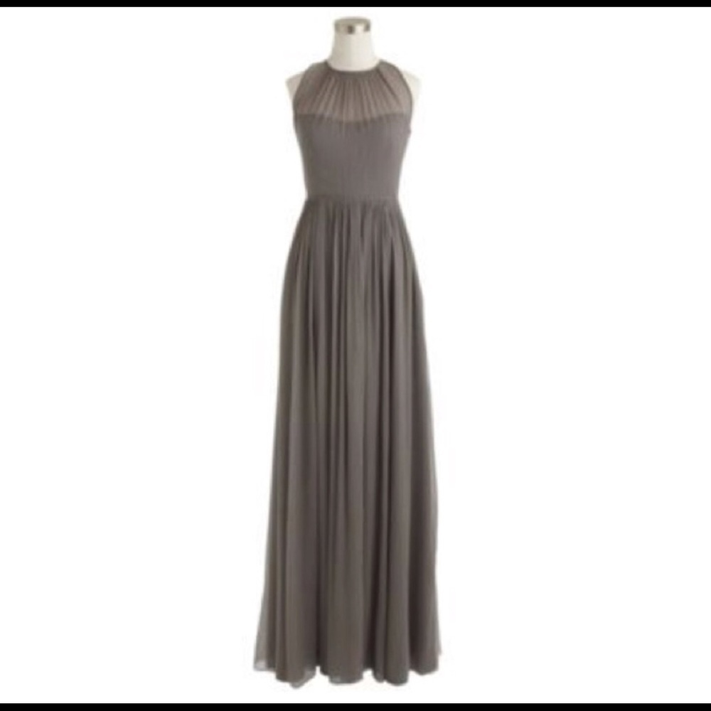 JCREW Graphite Gray Bridesmaids Dress
